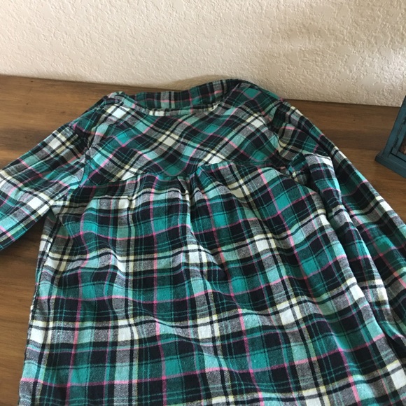 Cherokee Girls Plaid flannel shirt XL - Picture 3 of 3